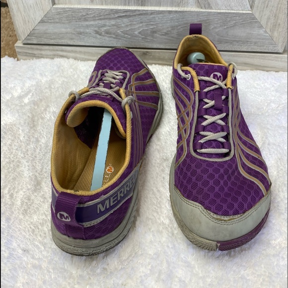 MERRELL Vibram Performance Shoe Purple Size 10.5 - Picture 3 of 9